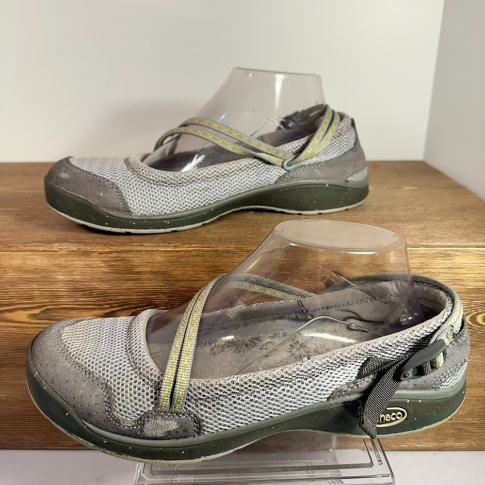 Chaco Mary Jane Outdoor Shoes Womens SZ 7.5 Gray Gorpcore Hiking Travel Summer
